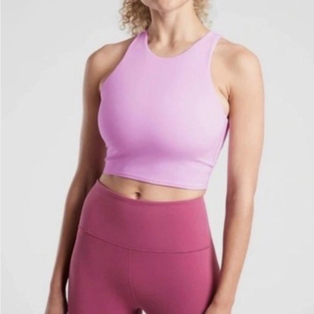 Pink Athleta Crop Top